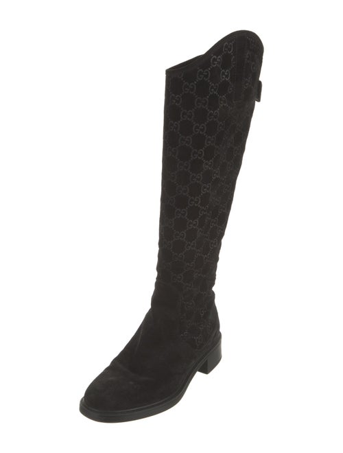 Gucci Suede Riding Boots