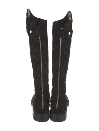 Gucci Suede Riding Boots
