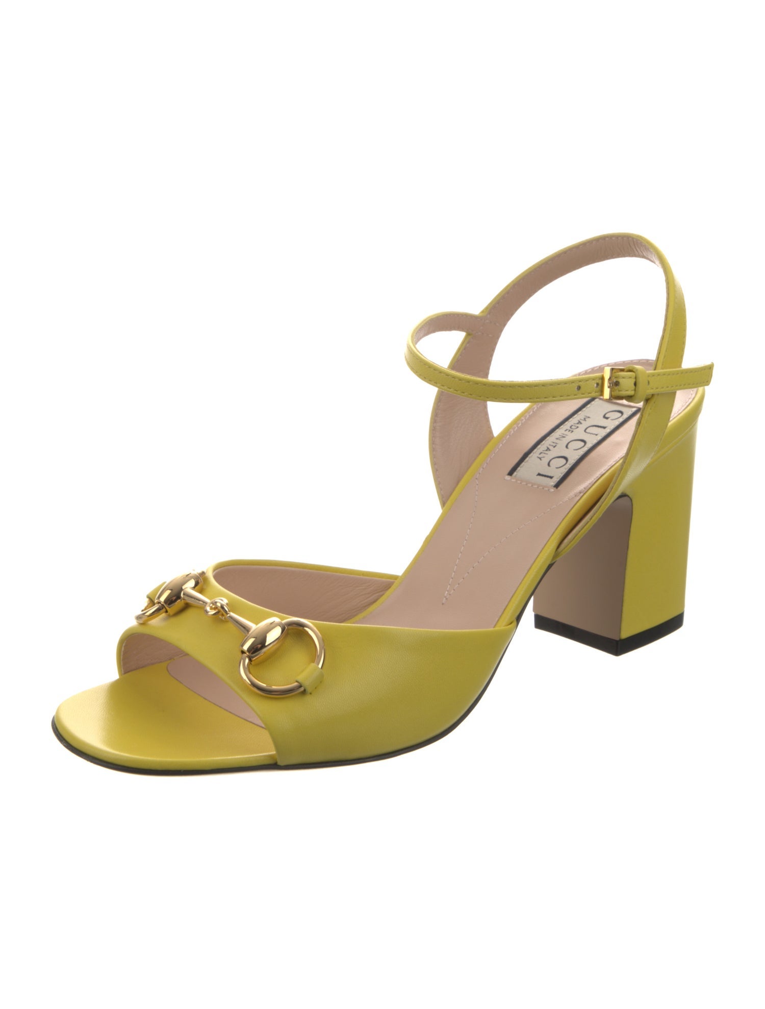 Gucci Horsebit Accent Leather Sandals