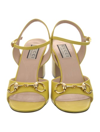 Gucci Horsebit Accent Leather Sandals