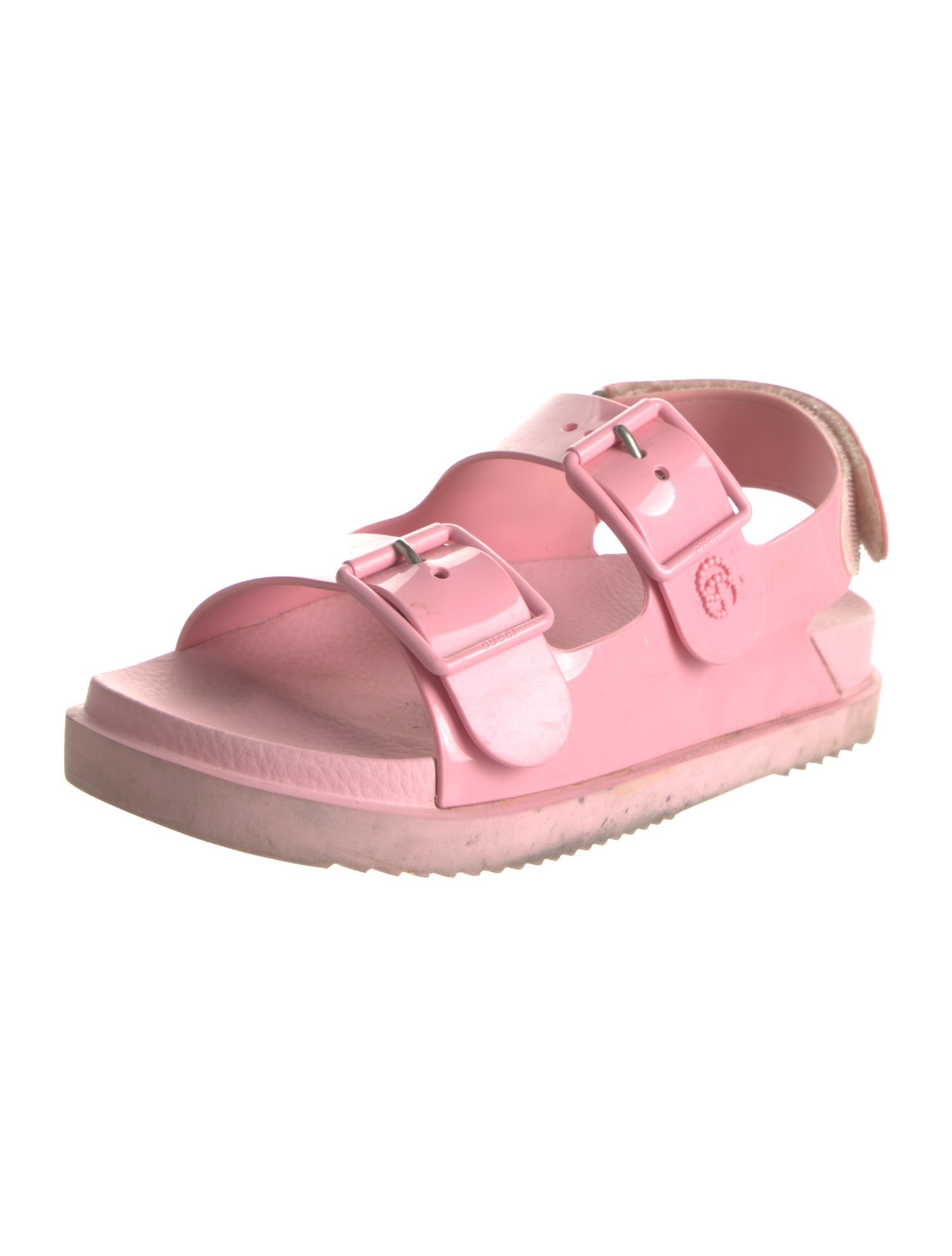 Gucci Wild Rose Rubber Sandals