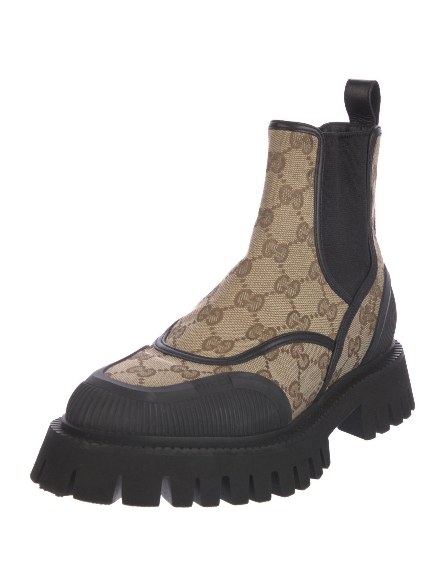 Gucci GG Canvas Canvas Chelsea Boots