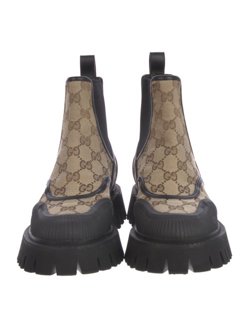 Gucci GG Canvas Canvas Chelsea Boots