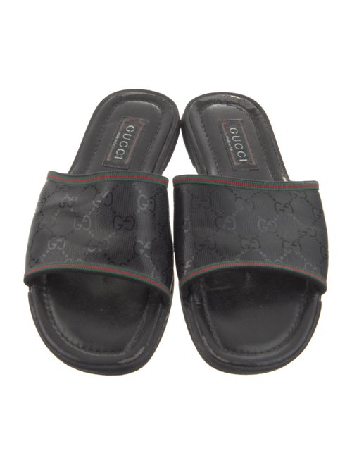 Gucci Leather Printed Slides