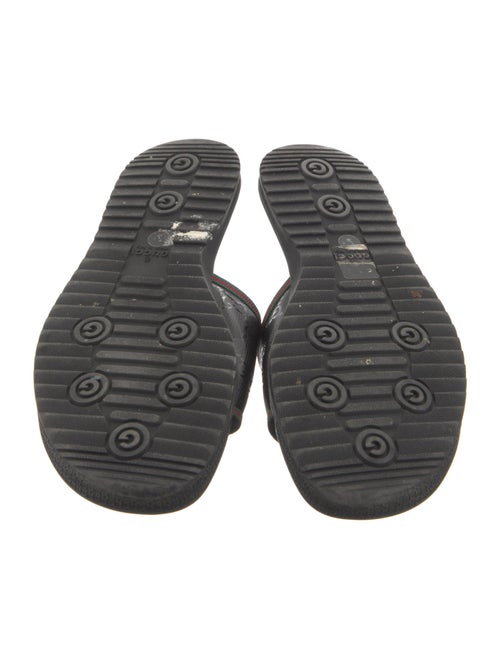 Gucci Leather Printed Slides