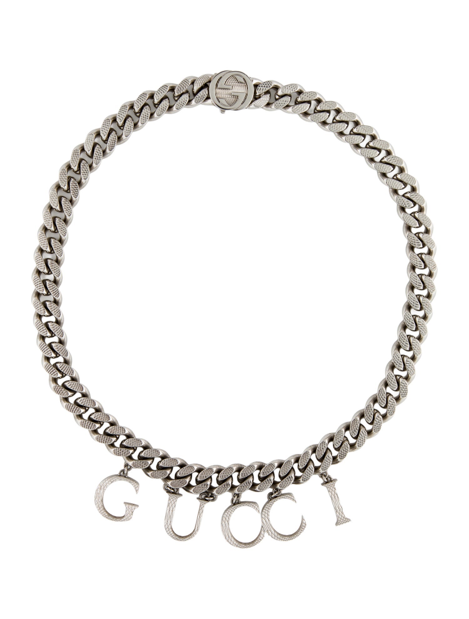 Gucci Script Logo Chain Necklace