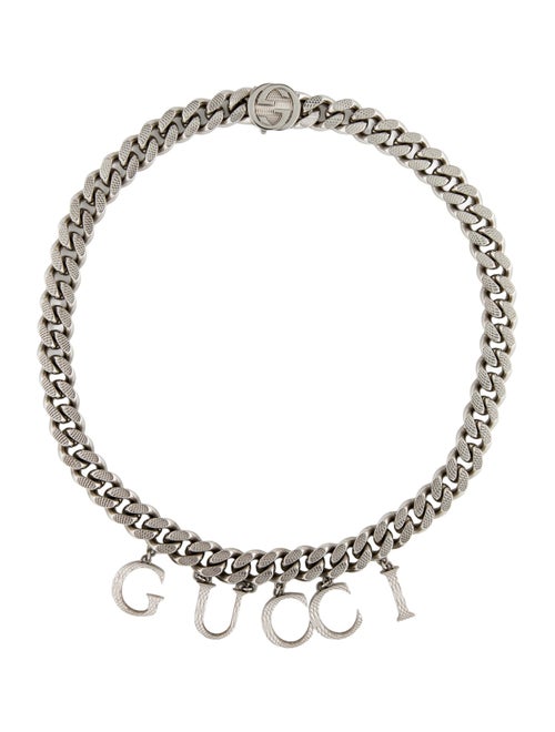 Gucci Script Logo Chain Necklace