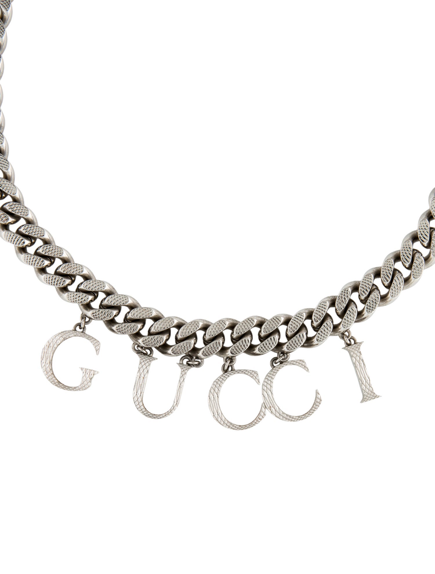 Gucci Script Logo Chain Necklace