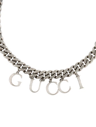 Gucci Script Logo Chain Necklace
