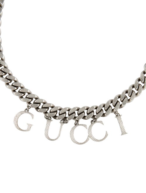 Gucci Script Logo Chain Necklace