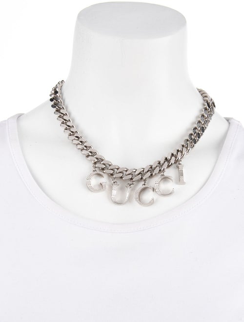 Gucci Script Logo Chain Necklace
