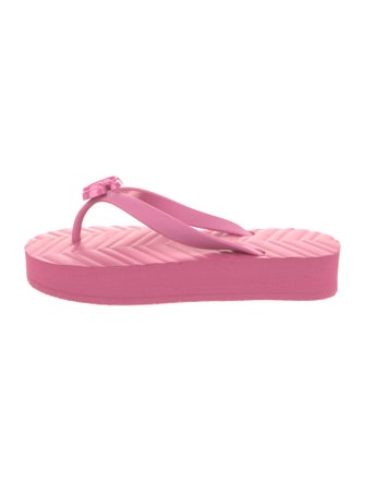 Gucci Rubber Flip Flops