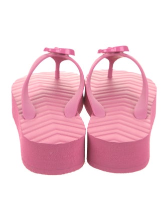 Gucci Rubber Flip Flops