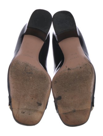 Gucci Horsebit Accent Patent Leather Pumps