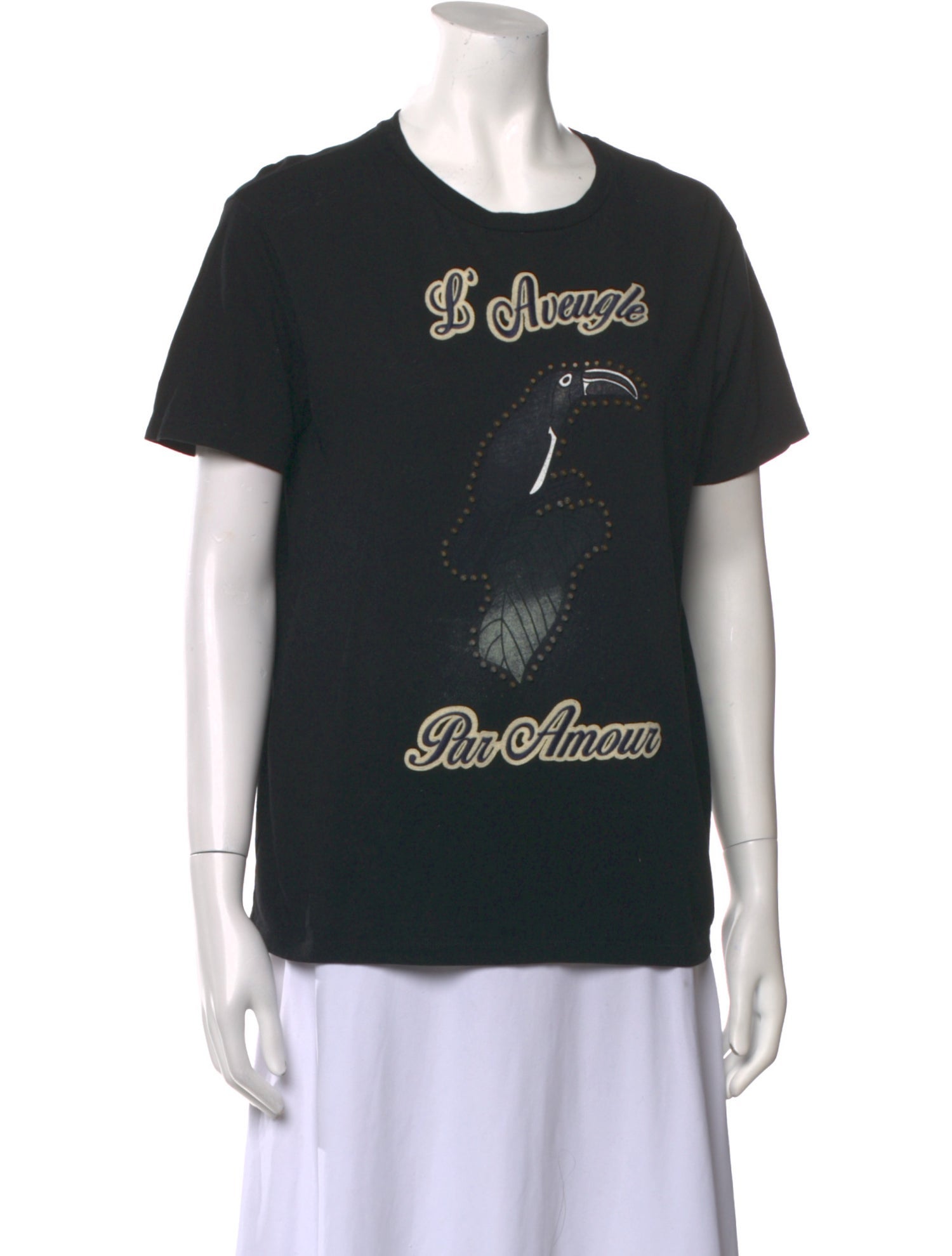 Gucci Graphic Print Crew Neck T-Shirt