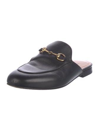 Gucci Horsebit Accent Leather Mules