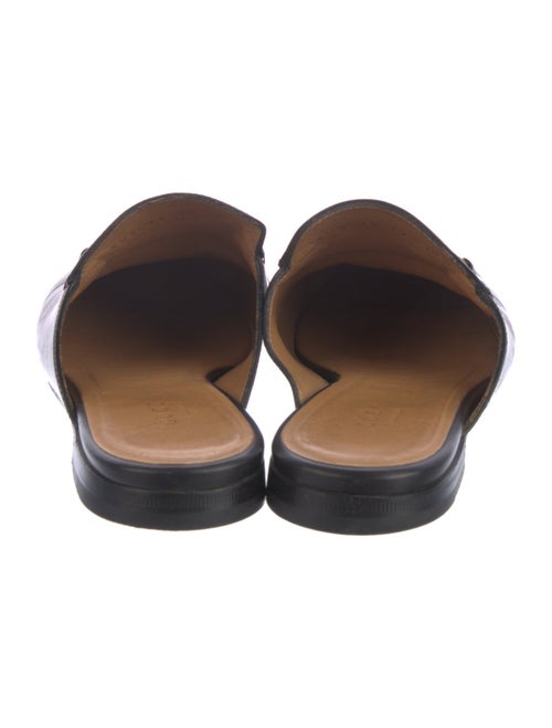 Gucci Horsebit Accent Leather Mules