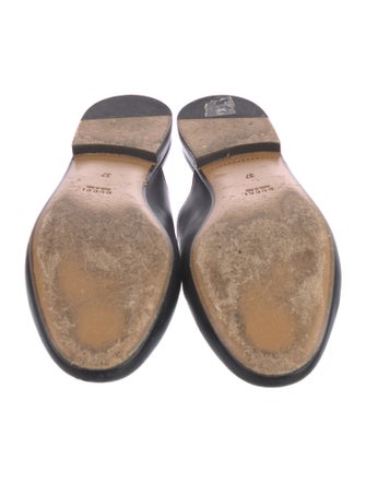 Gucci Horsebit Accent Leather Mules