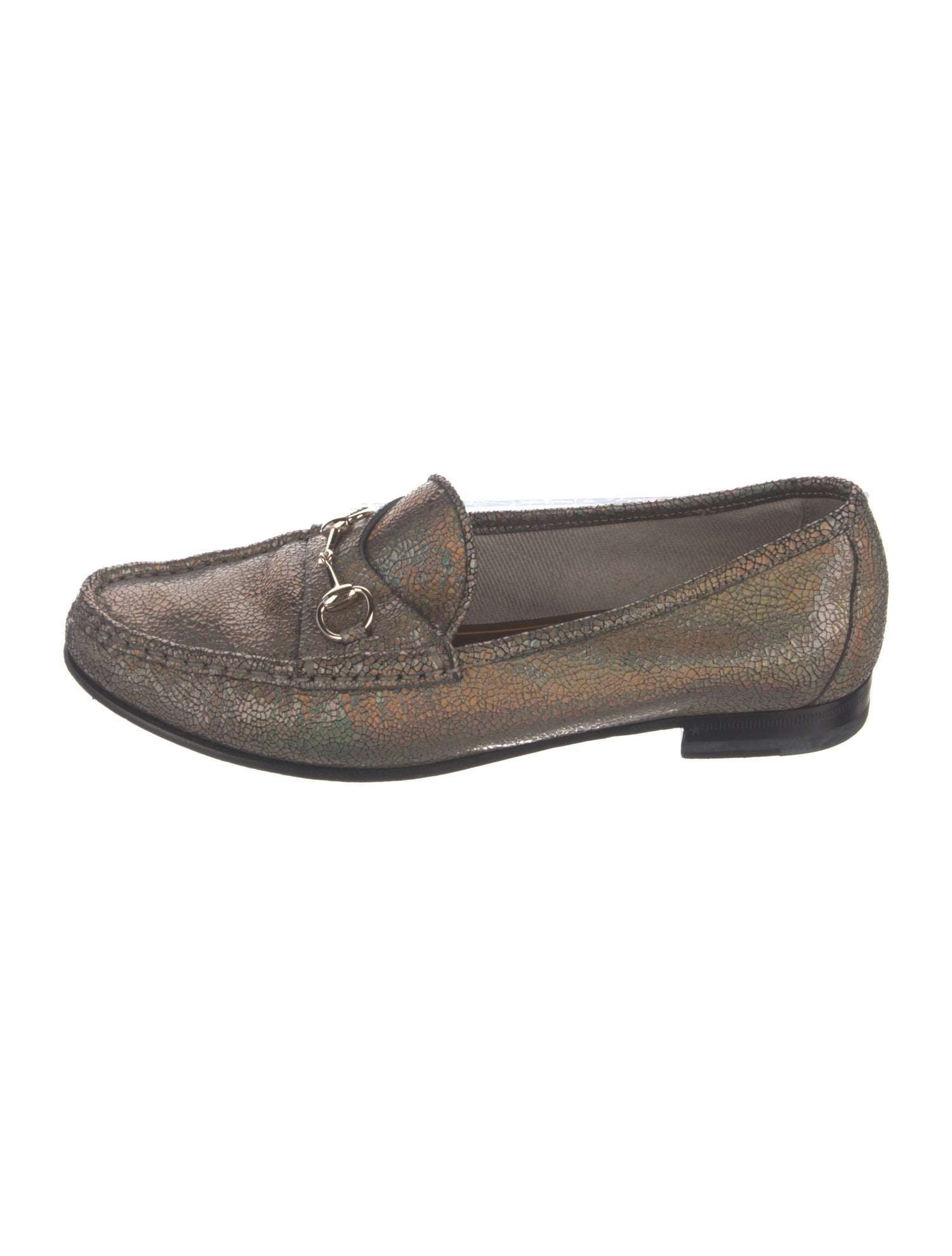 Gucci Horsebit Accent Leather Loafers