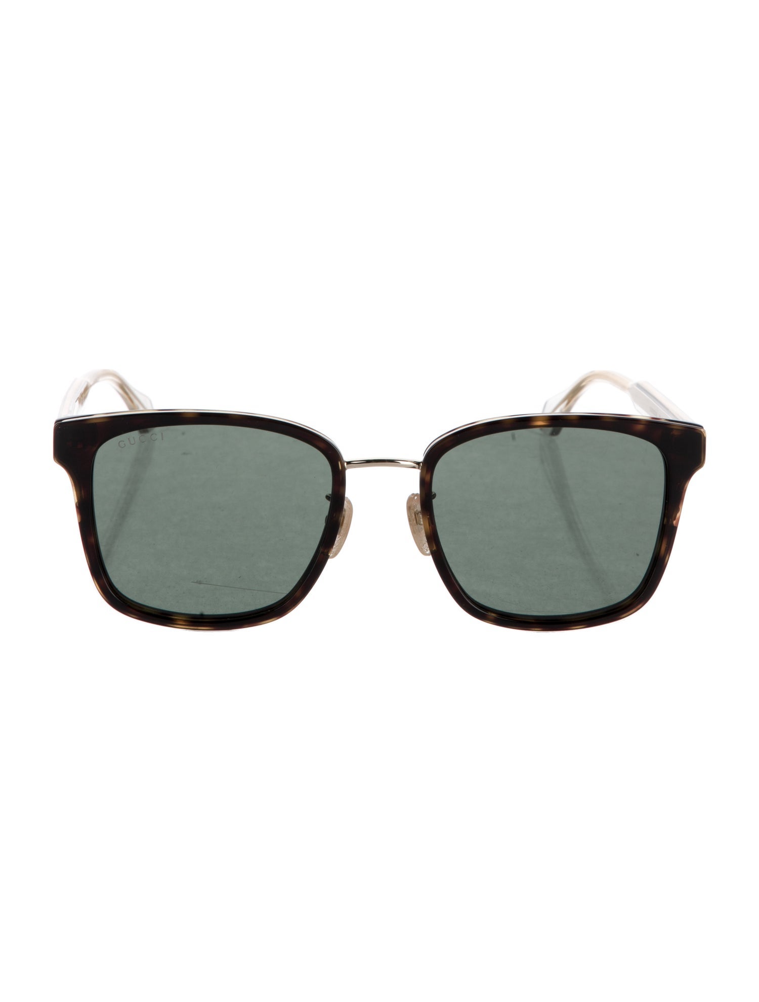 Gucci Sylvie Web Accent Wayfarer Sunglasses
