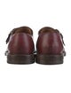 Gucci Bee Accent Leather Monk Straps