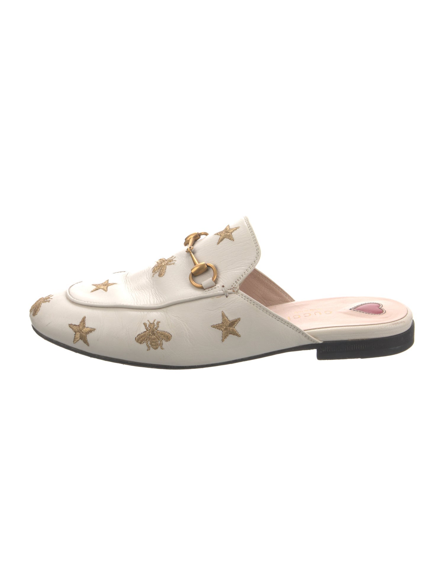 Gucci Horsebit Accent Leather Mules