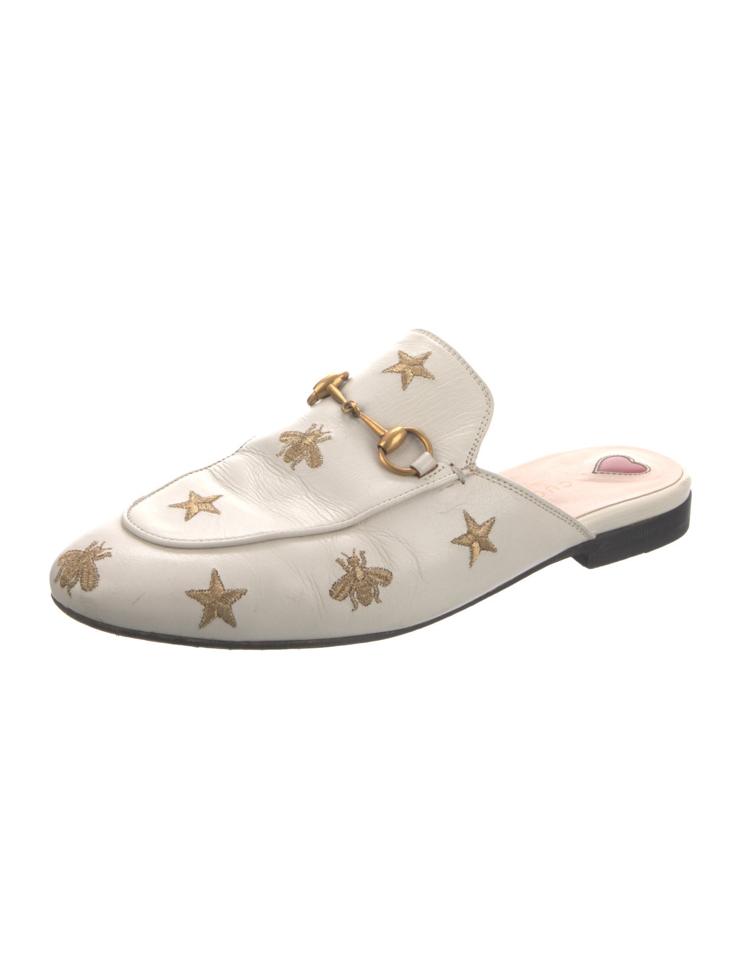 Gucci Horsebit Accent Leather Mules