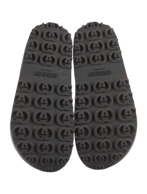 Gucci Interlocking G Logo Rubber Slides