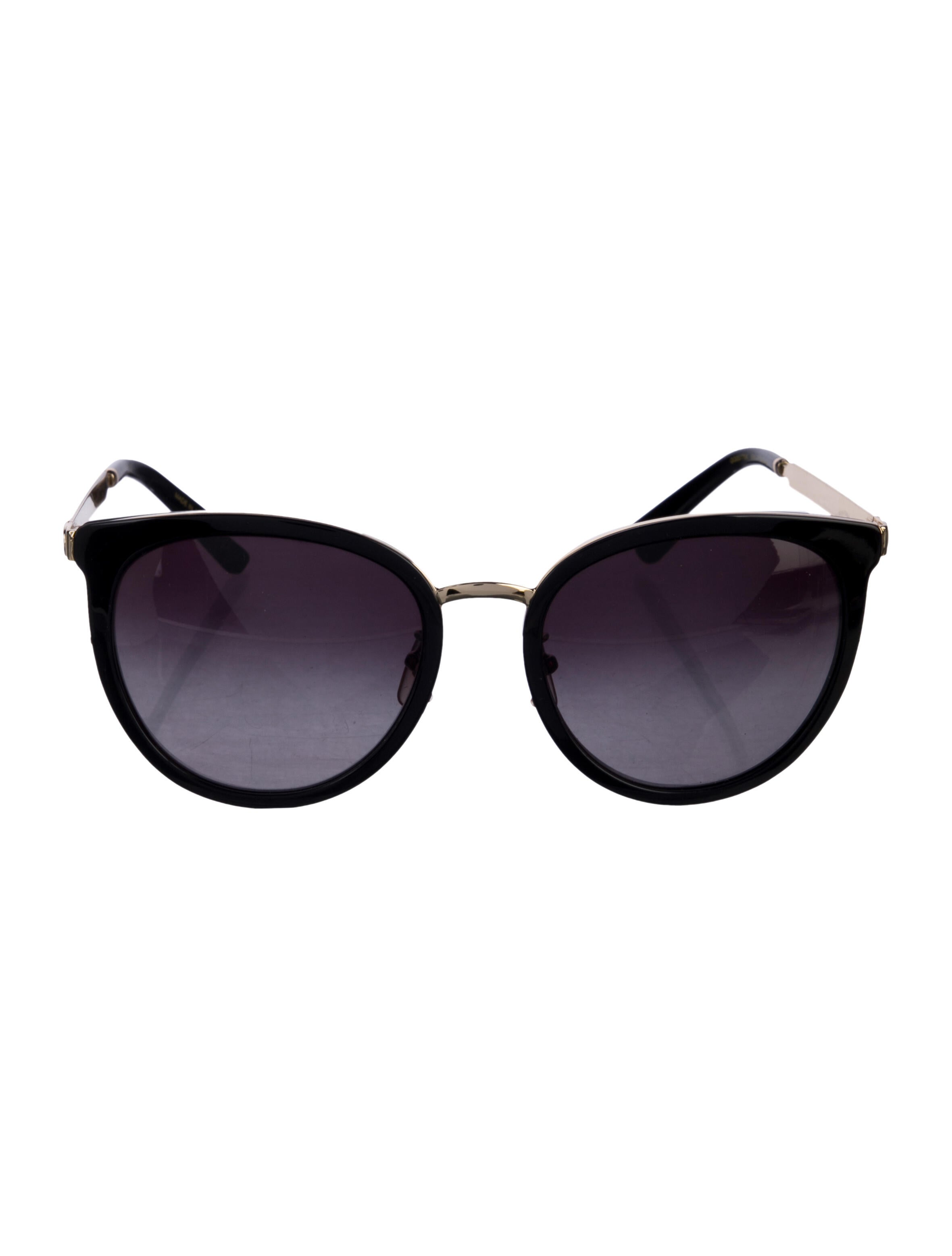 Gucci Web Accent Cat-Eye Sunglasses
