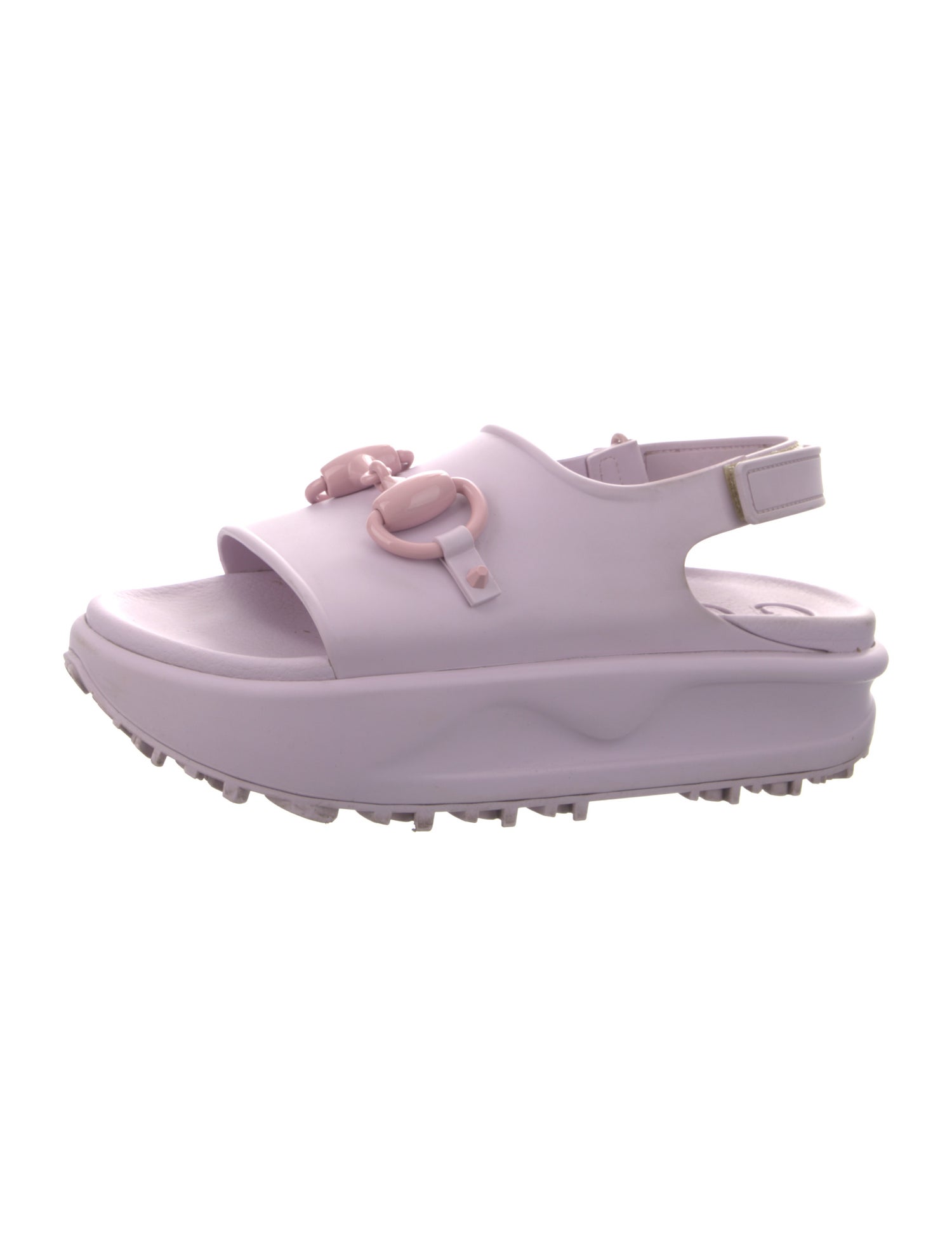 Gucci Horsebit Accent Rubber Sandals