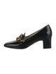 Gucci Interlocking G Logo Patent Leather Pumps