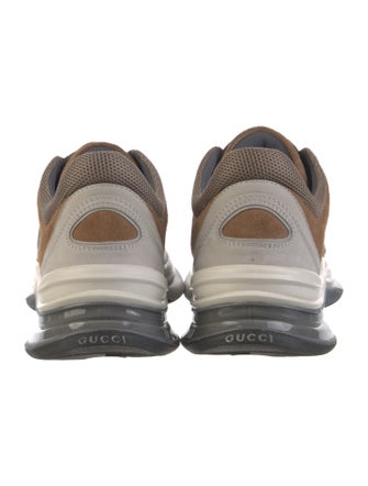 Gucci Interlocking G Logo Suede Sneakers