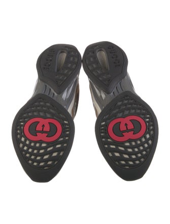 Gucci Interlocking G Logo Suede Sneakers