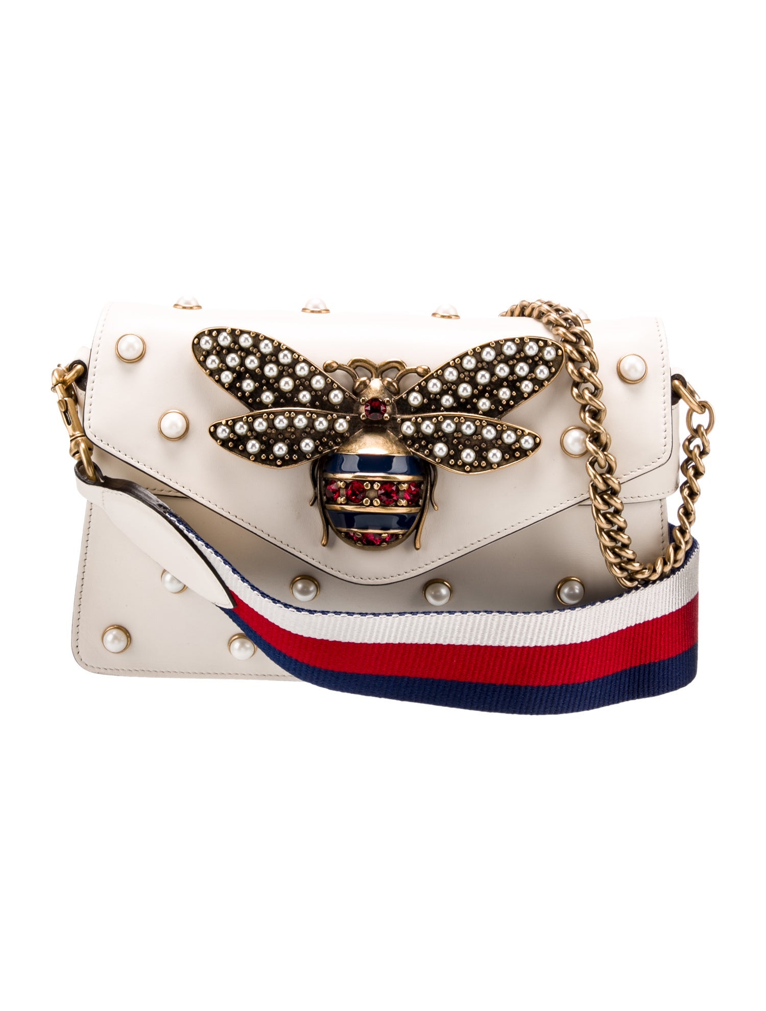 Gucci Faux Pearl Top Handle Bag