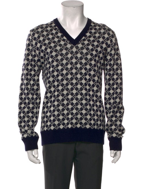 Gucci Wool Printed Pullover