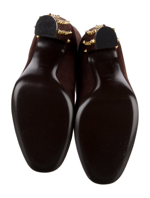 Gucci Suede Studded Accents Boots
