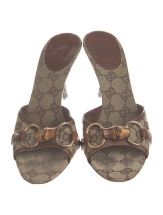 Gucci GG Canvas Canvas Slides