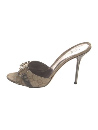 Gucci GG Canvas Canvas Slides