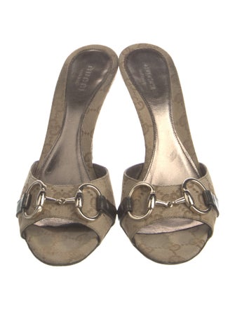 Gucci GG Canvas Canvas Slides