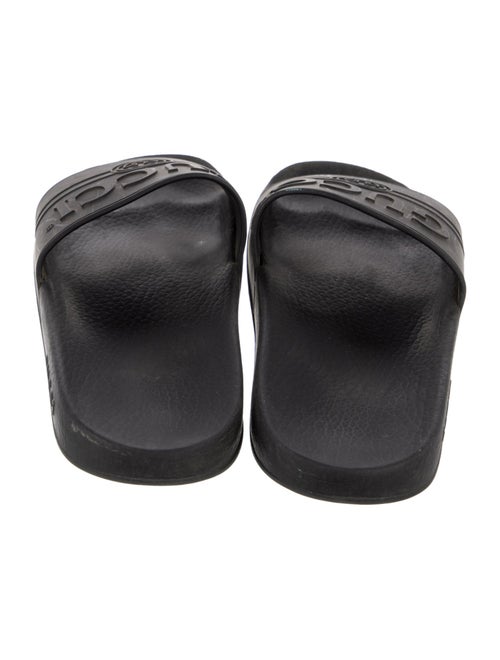 Gucci Interlocking G Logo Rubber Slides