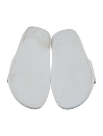 Gucci Interlocking G Logo Leather Slides