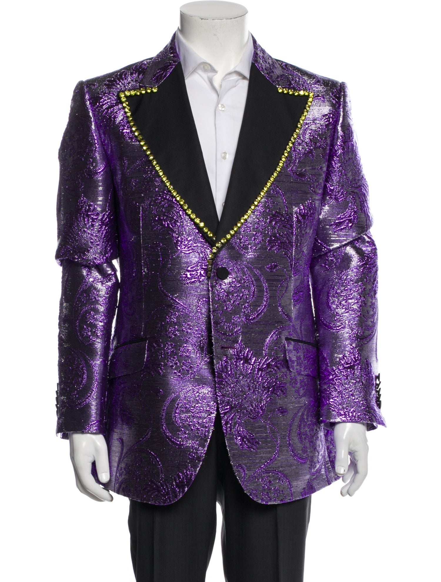 Gucci Printed Crystal Embellishments Tuxedo