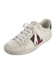 Gucci Web Accent Leather Sneakers
