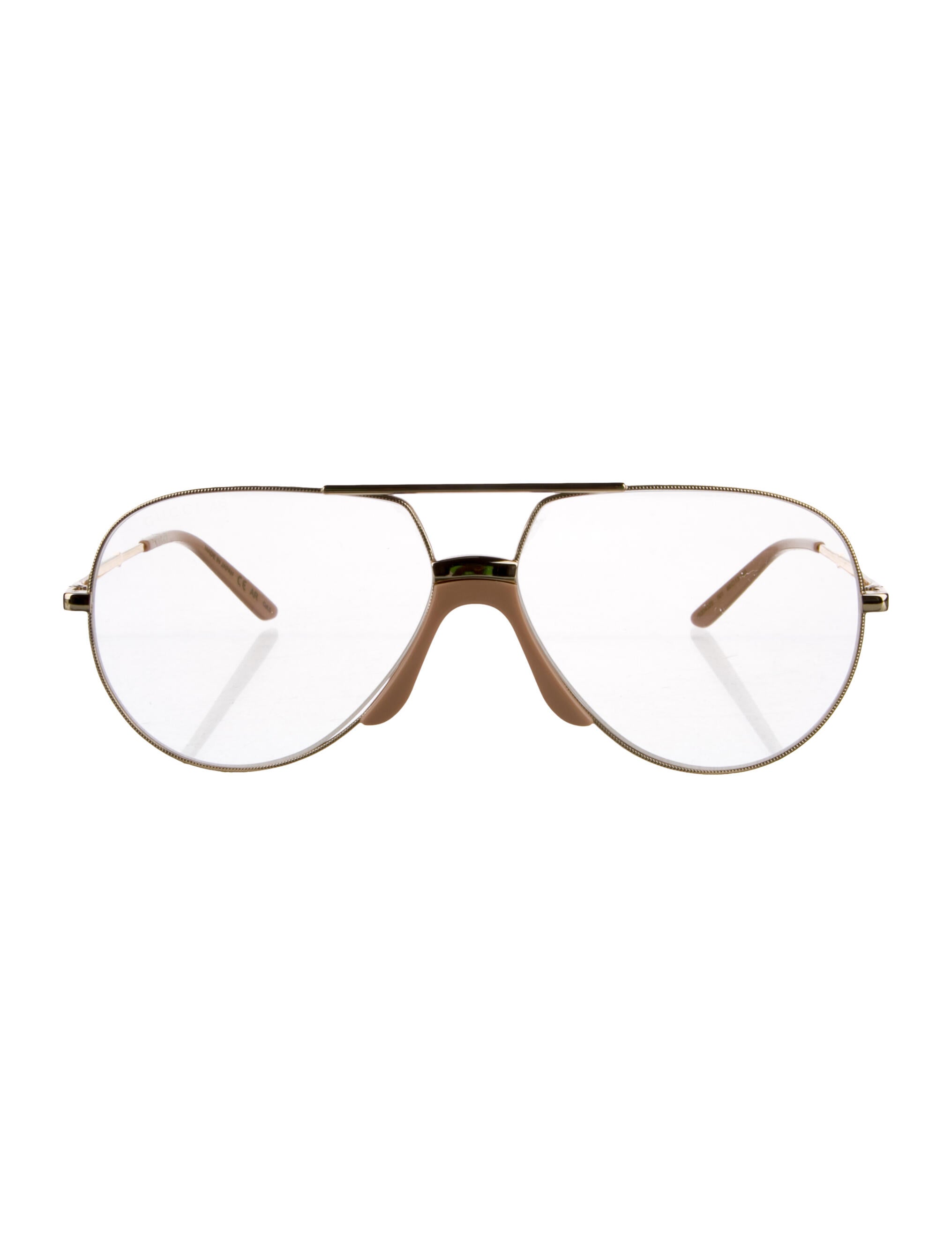 Gucci Interlocking G Logo Aviator Eyeglasses