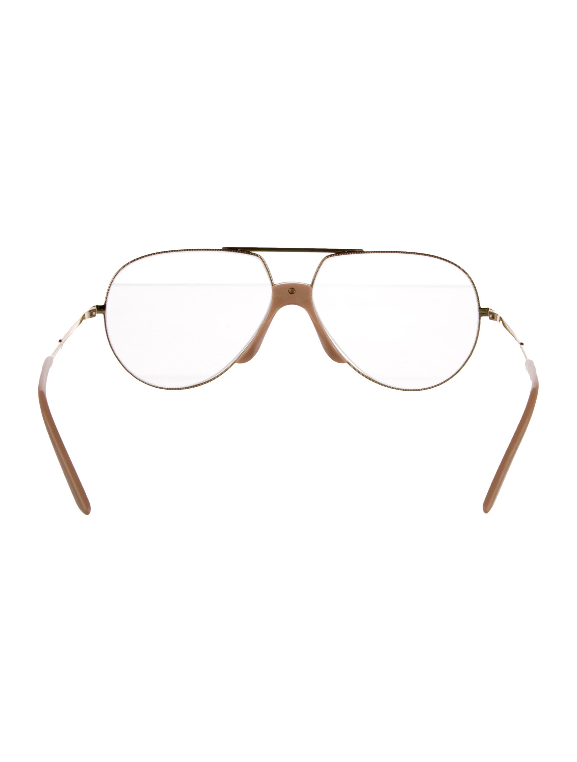 Gucci Interlocking G Logo Aviator Eyeglasses