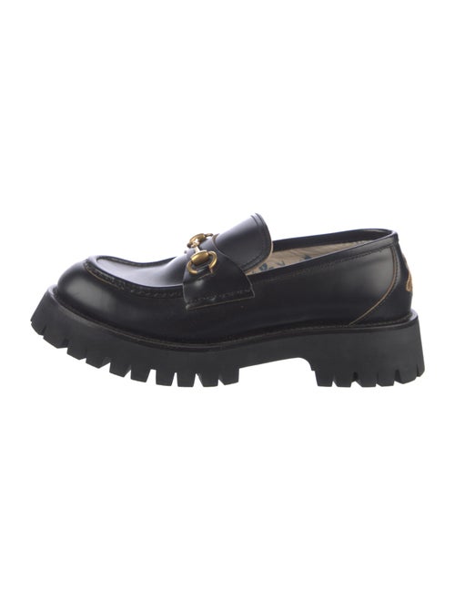 Gucci Horsebit Accent Leather Loafers