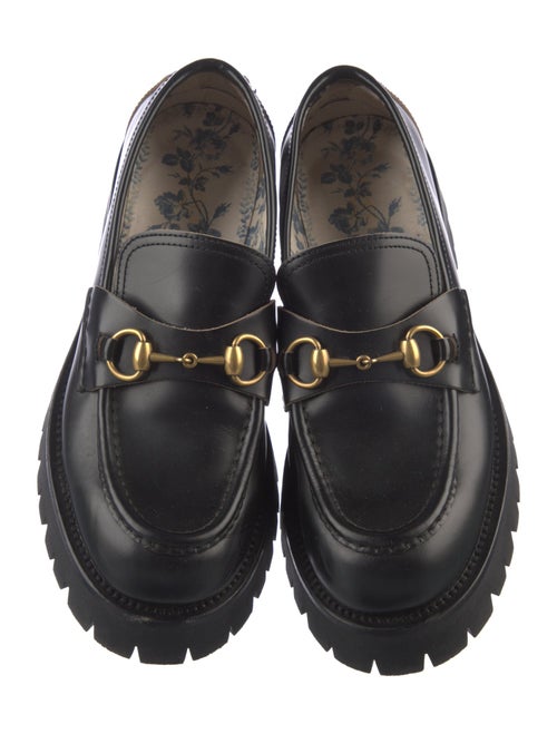 Gucci Horsebit Accent Leather Loafers