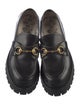 Gucci Horsebit Accent Leather Loafers