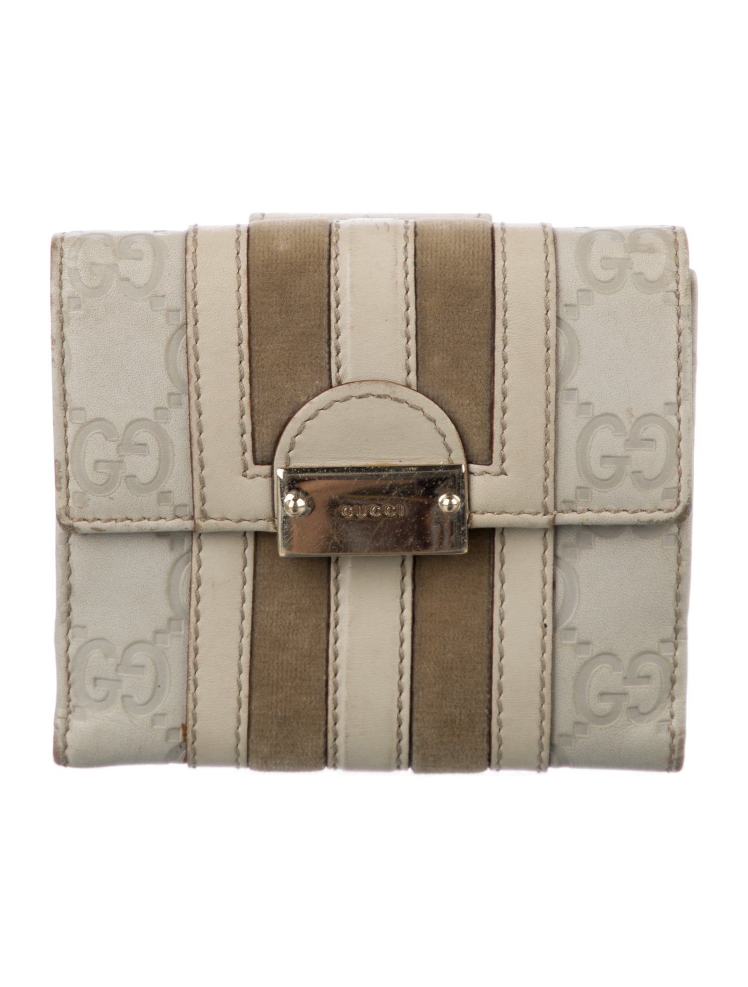Gucci GG Signature Leather Compact Wallet