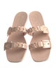 Gucci Rubber Chain-Link Accents Slides